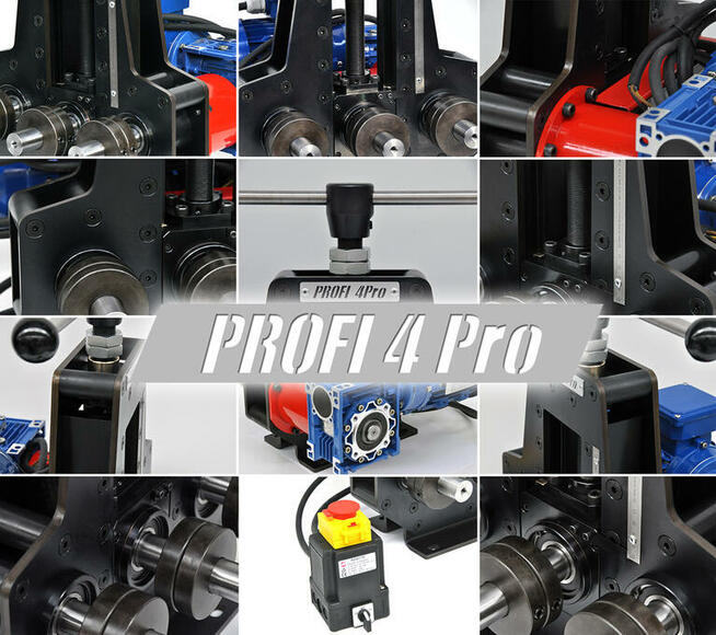 Rolkowa Podwójna WALCARKAdo profili płaskowników rur fi 90