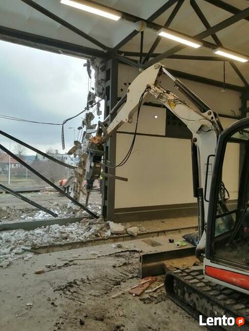 wyburzenia rozbiórki burzenie gruz koparka wywóz Olsztyn +60