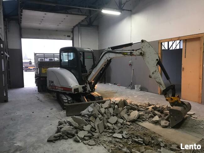 koparka, minikoparka, wywrotka, piasek, ziemia Olsztyn