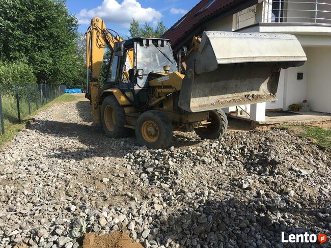 koparka, minikoparka, wywrotka, piasek, ziemia Olsztyn