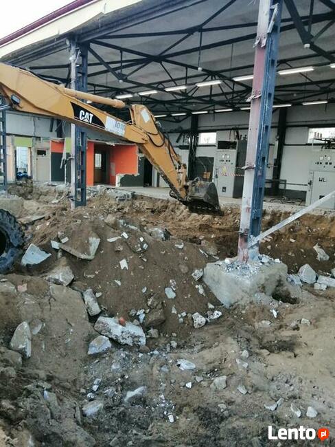 wyburzenia rozbiórki burzenie gruz koparka wywóz Olsztyn +60
