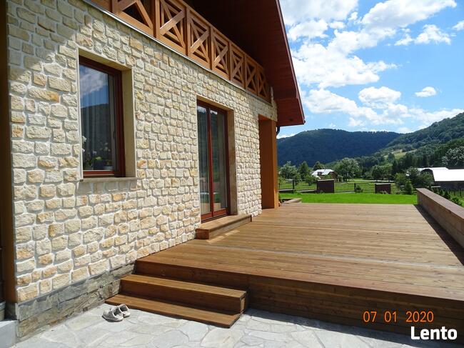 płytki ścienne elewacyjne dekoracyjne piaskowiec łupek