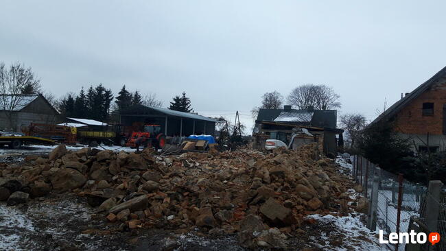 wyburzenia rozbiórki burzenie gruz koparka wywóz Nidzica