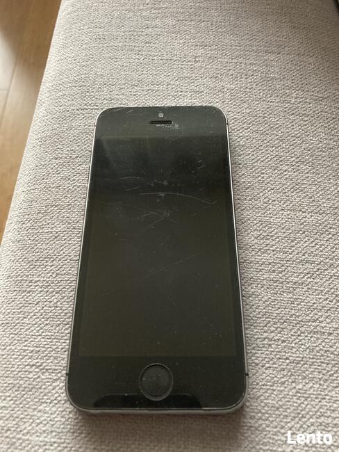 iPhone 5S 16GB Black, uszkodzony, BEZ blokady ICLOUD, niekra