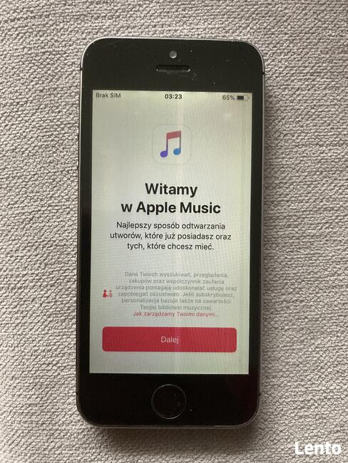 iPhone 5S 16GB Black, uszkodzony, BEZ blokady ICLOUD, niekra