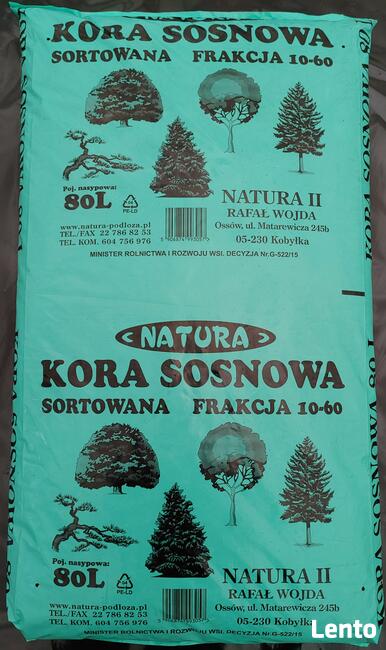 KORA SOSNOWA ZIEMIA OGRODOWA TORF PRODUKCJA I SPRZEDAŻ HURT