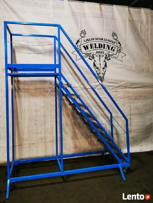 Podest roboczy jezdny / zwyżka / wózek / drabina magazynowa