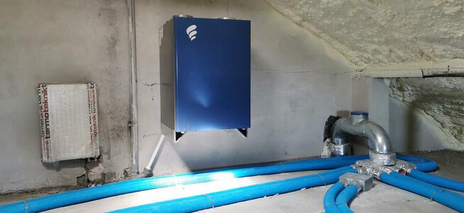 Rekuperacja dom 100-150 m2 10-11 tys zł brutto instalacja.