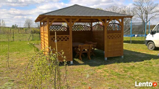 Altany ogrodowe drewniane -NOWY DESIGN - SEZON 2025 WIOSNA