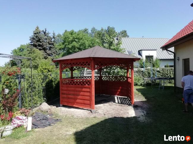 Altany ogrodowe drewniane -NOWY DESIGN - SEZON 2025 WIOSNA
