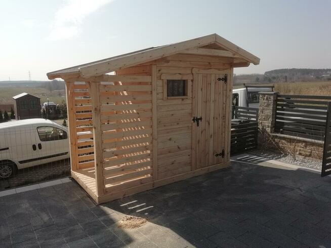 Domki narzędziowe , domki wraz z drewutnią -SEZON 2025