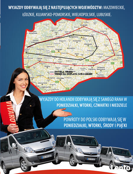 Bus z Włocławka do Holandii-Przewóz osób, Włocławek-Holandia!