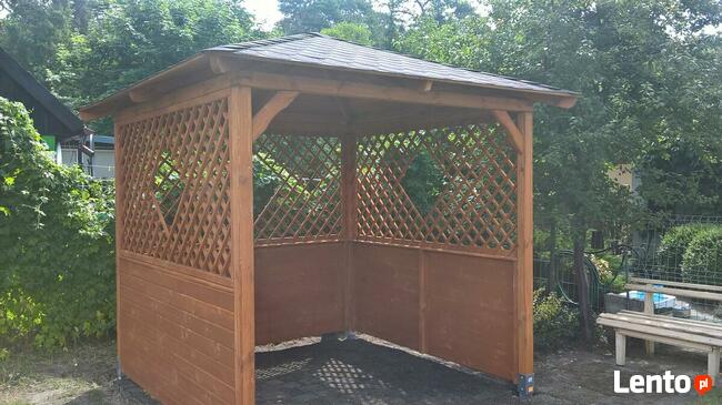 Altany ogrodowe drewniane -NOWY DESIGN - SEZON 2025 WIOSNA
