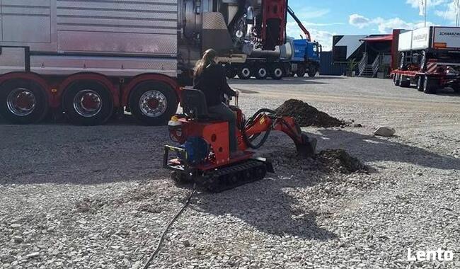 Nowa Minikoparka Elektryczna Springer-E Polski producent