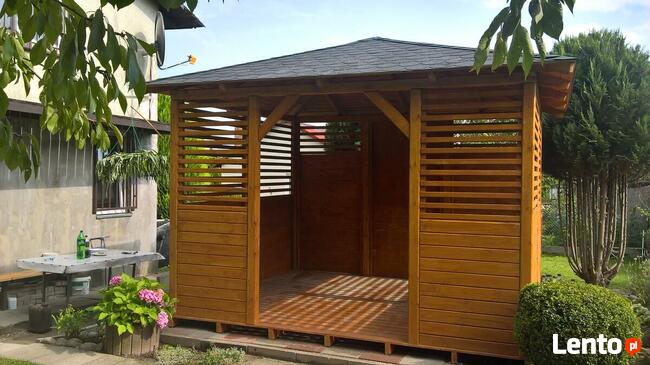 Altany ogrodowe drewniane -NOWY DESIGN - SEZON 2025 WIOSNA