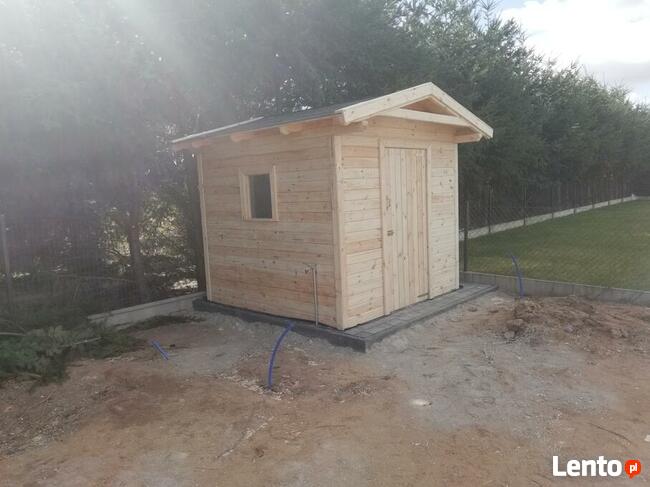 Domki narzędziowe , domki wraz z drewutnią -SEZON 2025