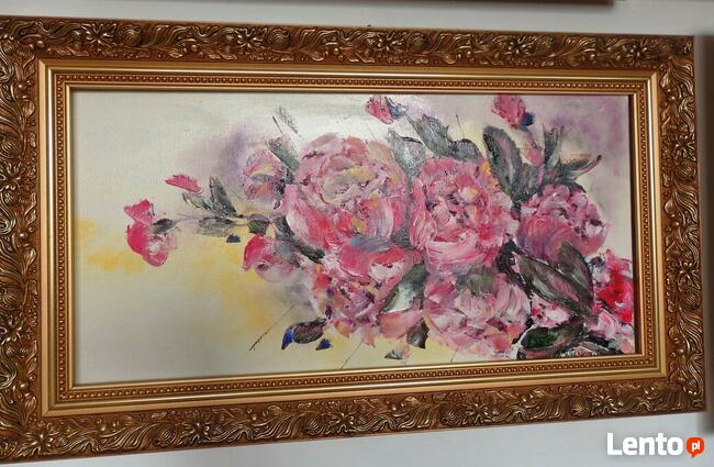 Obraz olejny PIWONIE PINK