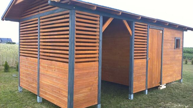 Domki narzędziowe , domki wraz z drewutnią -SEZON 2025