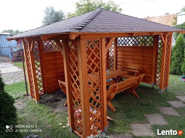 Altany ogrodowe drewniane -NOWY DESIGN - SEZON 2025 WIOSNA
