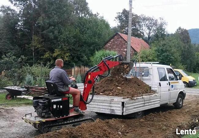 Nowa Minikoparka SpringerMAX Obrót 360°, Polski Producent