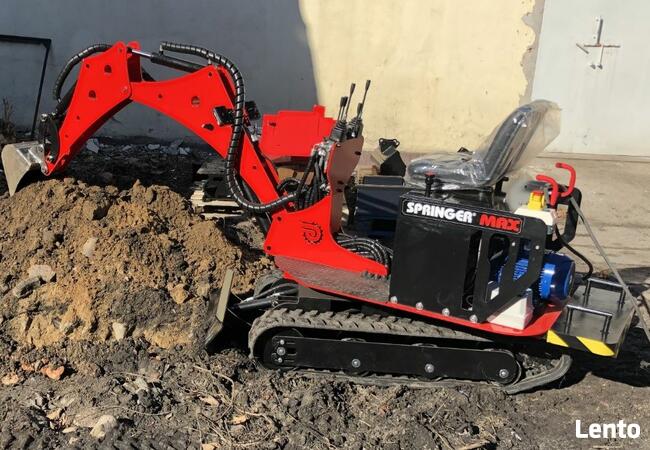 Nowa Minikoparka Elektryczna Obrotowa 360° SpringerMAX-E