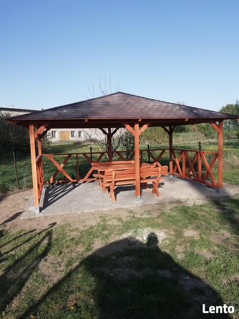 Altany ogrodowe drewniane -NOWY DESIGN - SEZON 2025 WIOSNA