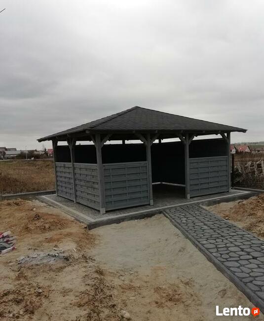 Altany ogrodowe drewniane -NOWY DESIGN - SEZON 2025 WIOSNA