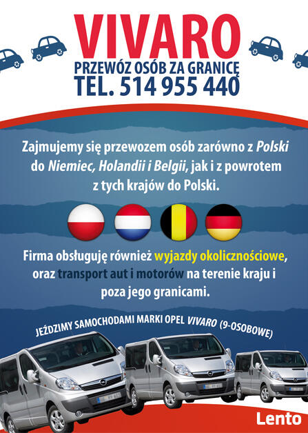 Bus z Włocławka do Holandii-Przewóz osób, Włocławek-Holandia!