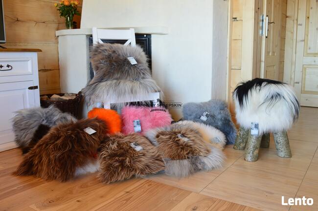 Poduszka 60x40 Skóra Owcza Naturalna Skóry Owcze Tradycyjne