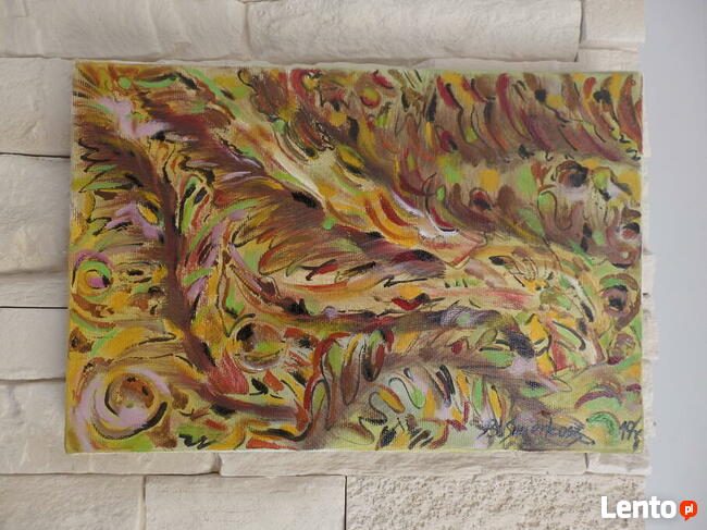 Obraz olejny ABSTRAKCJA-NOCEK