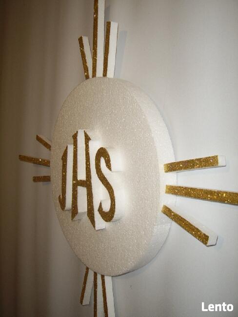 Hostia dekoracja Pierwsza Komunia ołtarz Boże Ciało