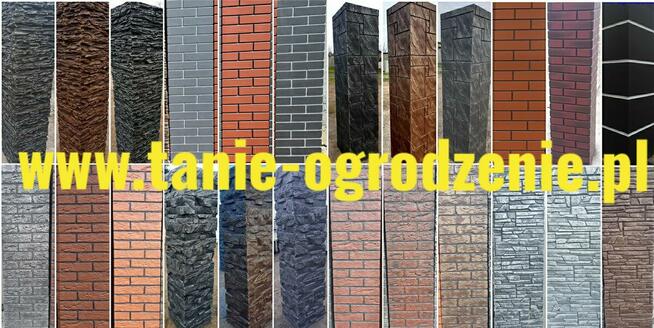 Ogrodzenia, ala klinkier, slupki, murki