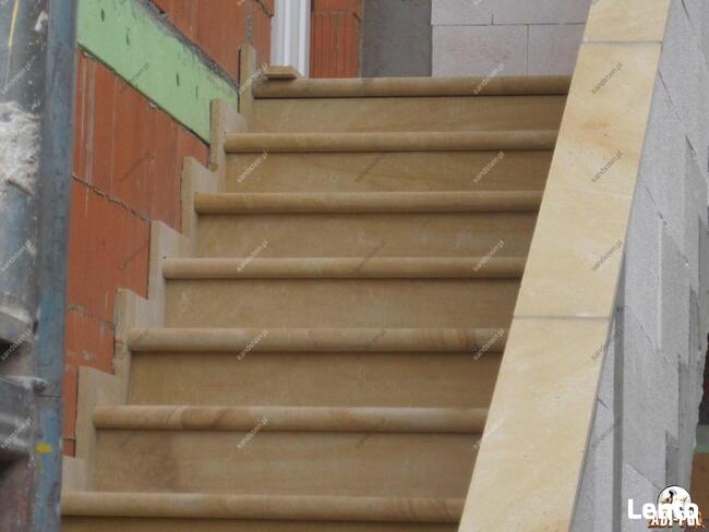 Schody kamienne bloki piaskowca schody z bloków piaskowca