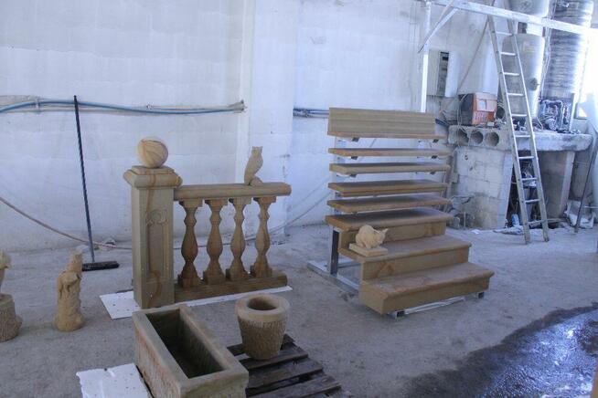 Balustrada z piaskowca, Tralki, Poręcz, Bariera