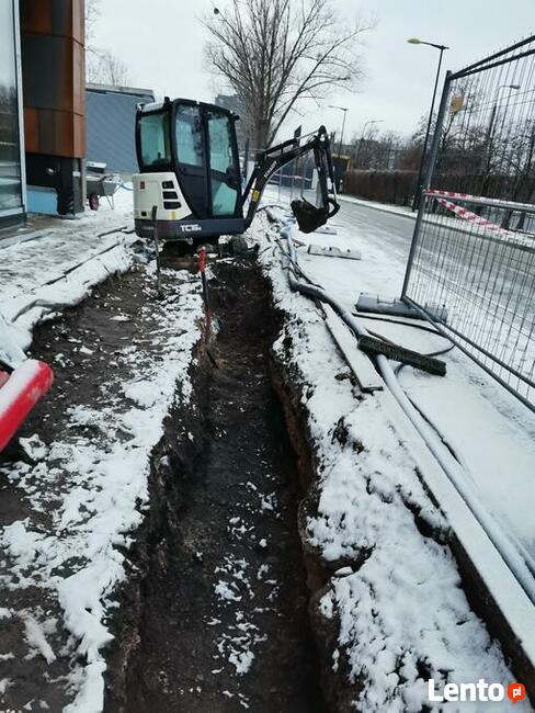 Usługi Minikoparka Warszawa i okolice Wynajem