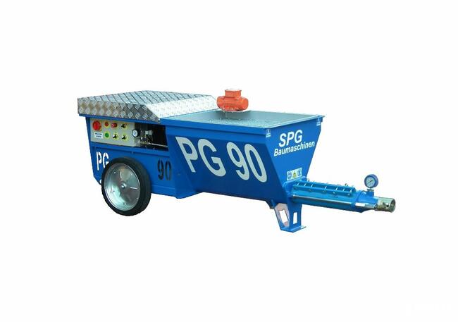 Pompa do betonu torkretnica PG90 + mieszarka PGM130