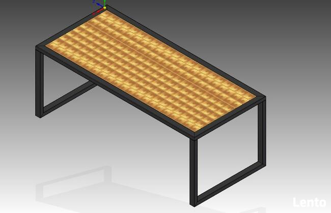 Komplet mebli ogrodowych loft industrial