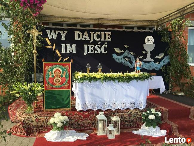 Rybka malowana dekoracja Pierwsza Komunia Boże Ciało