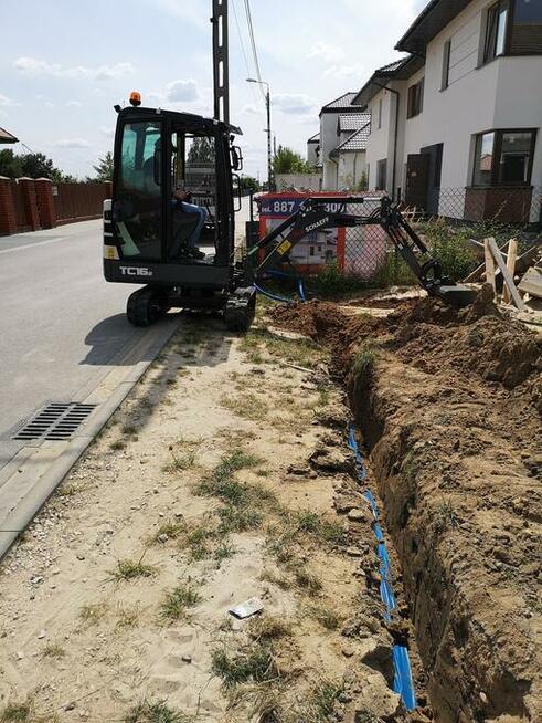 Usługi Minikoparka Warszawa i okolice Wynajem