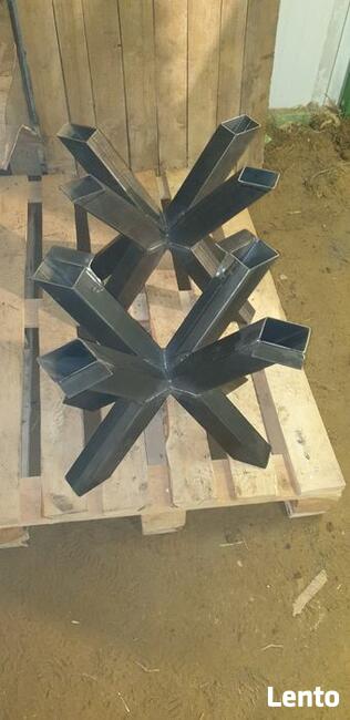 Nogi do stolika kawowego industrial loft pajaķ X