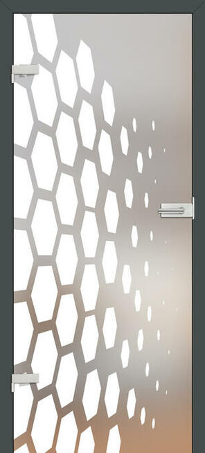 Drzwi Szklane Erkado, model Graf Kraków