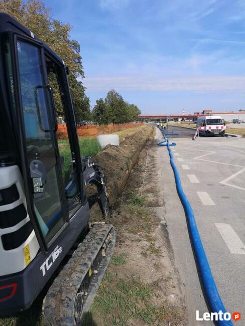 Usługi Minikoparka Warszawa i okolice Wynajem