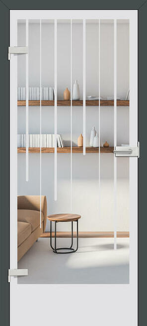 Drzwi Szklane Erkado, model Graf Kraków