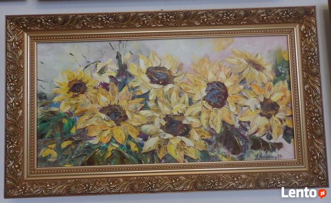 Obraz olejny RADOŚĆ W SŁONECZNIKACH