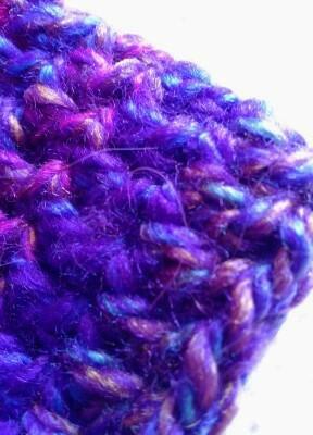 Szydełkowa czapka beanie Neon bubbles