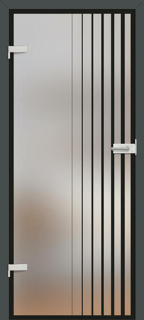 Drzwi Szklane Erkado, model Graf Kraków