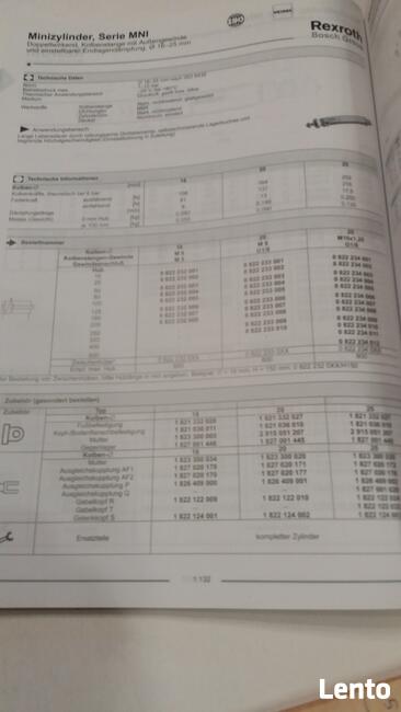 Siłownik pneumatyczny bosch okrągłe 20-25