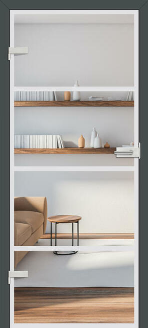 Drzwi Szklane Erkado, model Graf Kraków