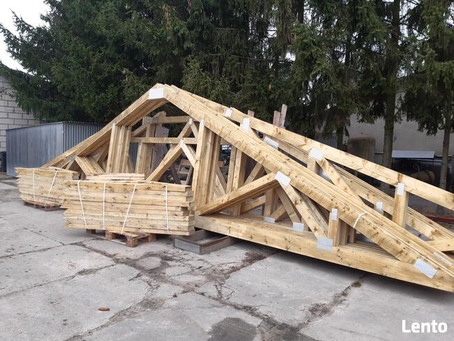 Wiązary, dachy z wiązarów, więźba dachowa prefabrykowana