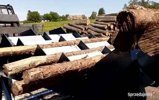 Podajnik schodkowy, dzielnik, separator do drewna.